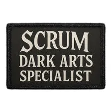Pull Patch Scrum Dark Arts Specialist patch velcro rugby