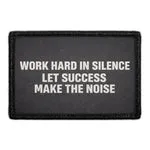 Pull Patch Work Hard In Silence patch 3x2 velcro sort