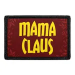 Pull Patch Mama Claus patch jul velcro