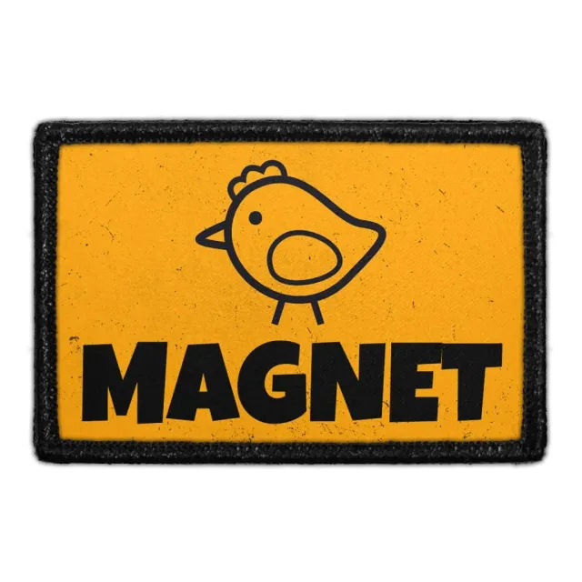 Pull Patch Chick Magnet patch velcro sjov