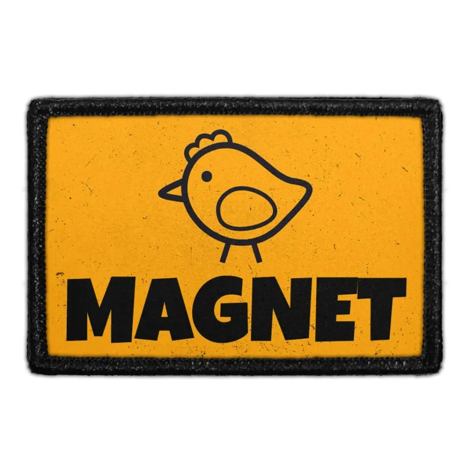 Pull Patch Chick Magnet patch velcro sjov