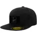 Pull Patch Premium Flat Bill Flexfit kasket sort patch-klar uldblend