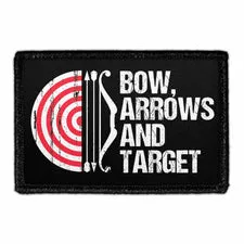 Pull Patch Bow Arrows Target patch velcro 76 mm