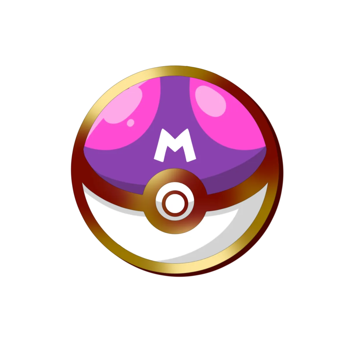 Appleminte Pokeball Mini Pins hård emalje 1 tomme
