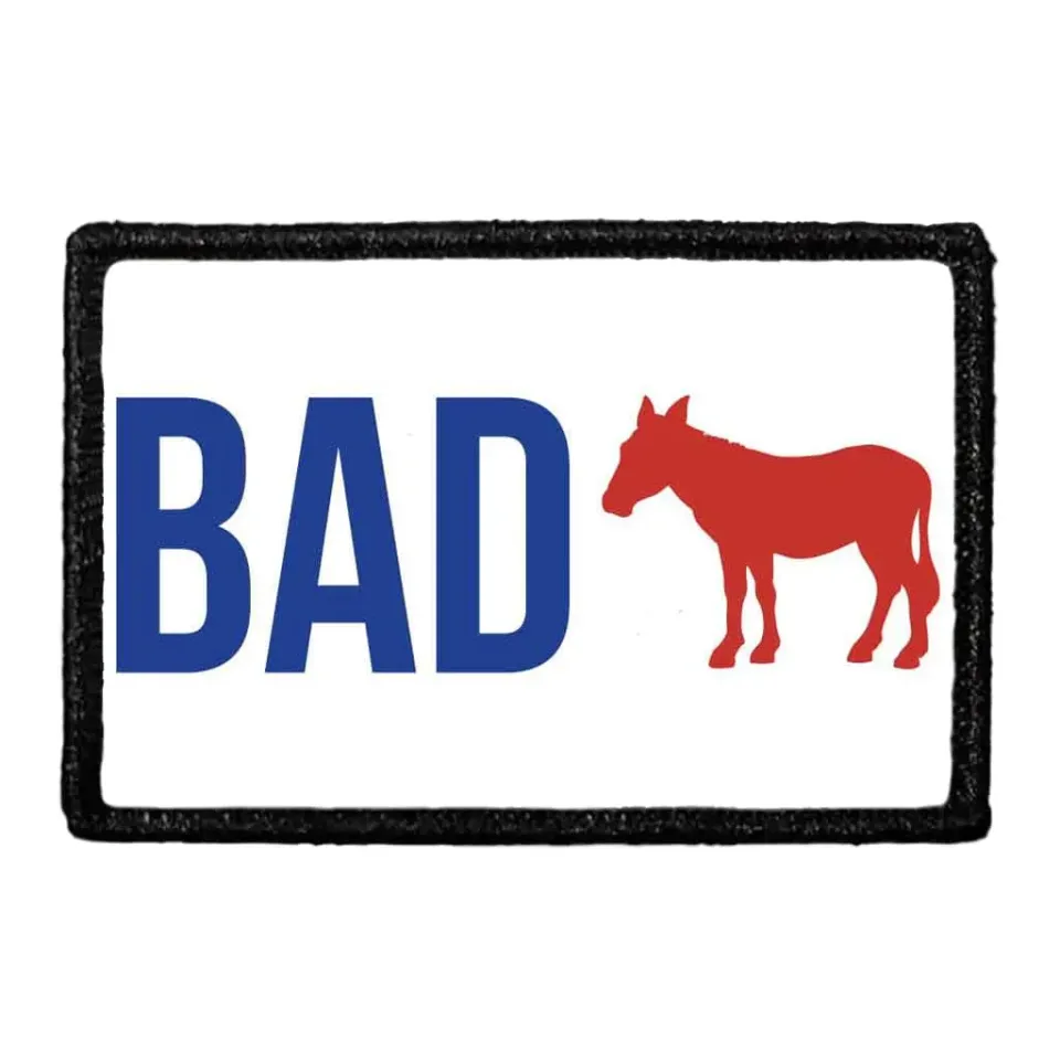 Pull Patch Bad Ass patch med velcro sort