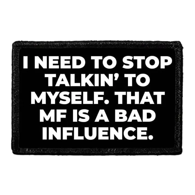 Pull Patch Needa Stop Talkin patch med velcro – sarkastisk