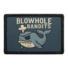Pull Patch Blow Hole Bandits patch 3x2 velcro
