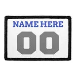 Pull Patch Customizable Jersey patch grå/blå/hvid med velcro