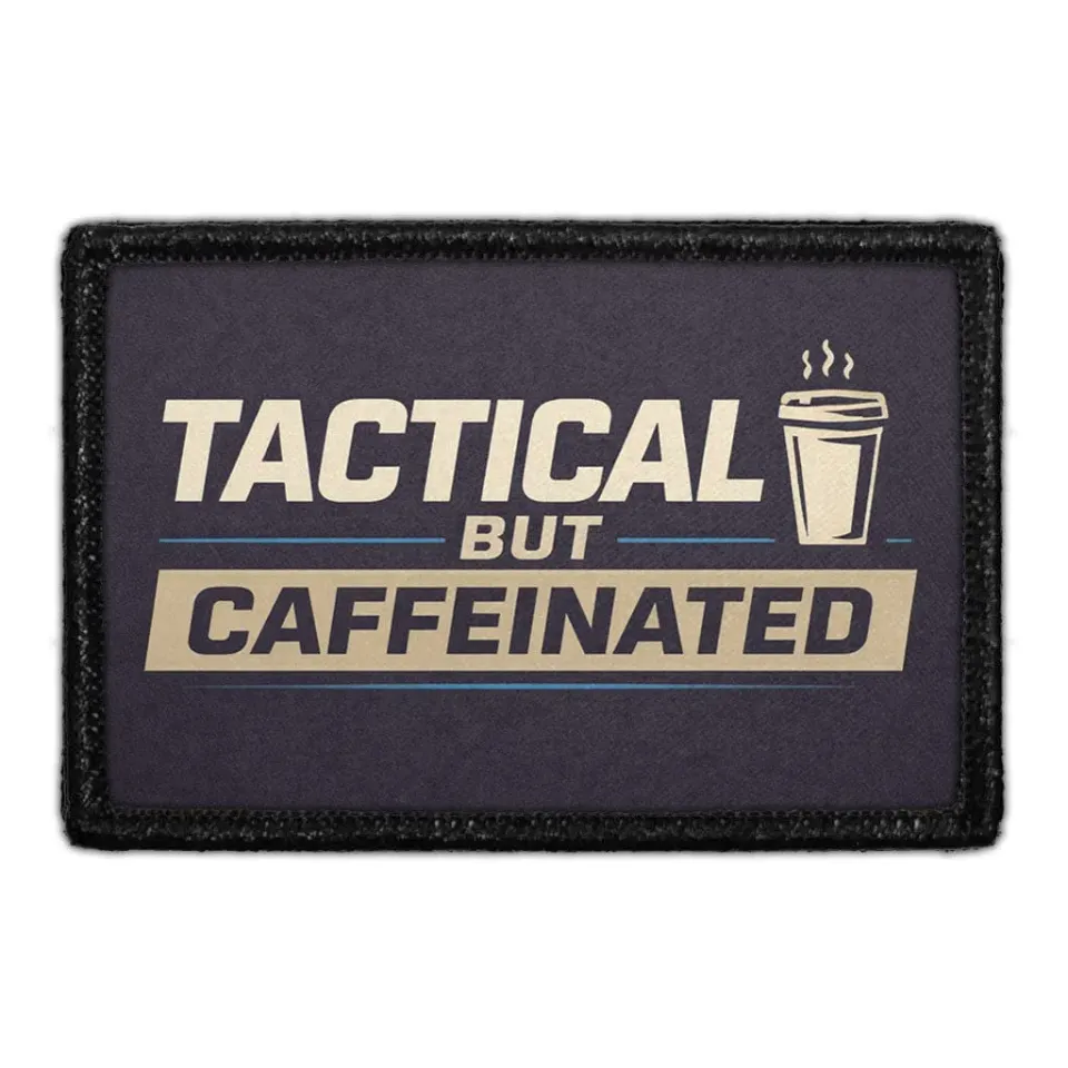 Pull Patch Tactical But Caffeinated patch velcro 3x2