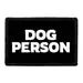 Pull Patch Dog Person patch med velcro