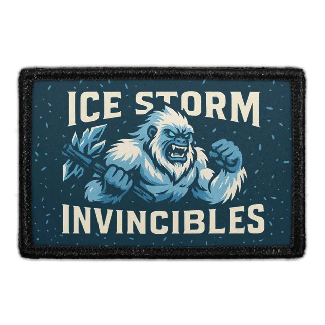 Pull Patch Ice Storm Invincibles patch 3x2 velcro