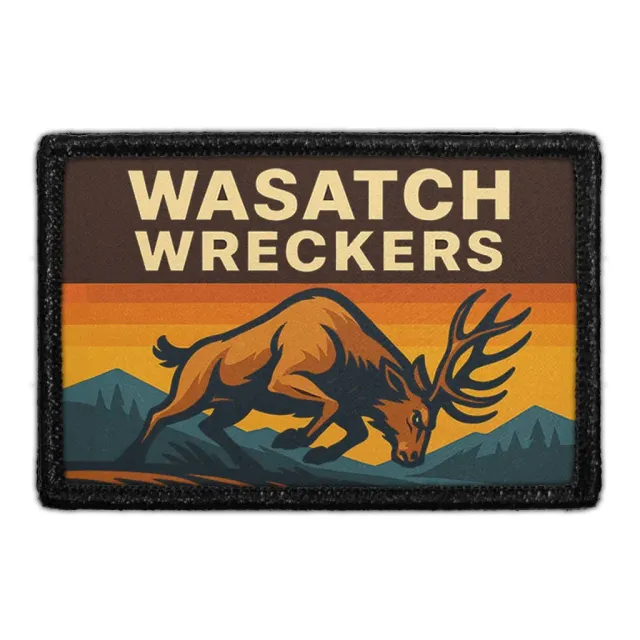 Pull Patch Wasatch Wreckers patch med velcro