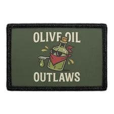 Pull Patch Olive Oil Outlaws Italy patch 76x51 mm mad