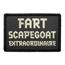Pull Patch Fart Scapegoat patch med velcro 7,6 cm