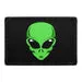 Pull Patch Alien Head patch med velcro – grøn