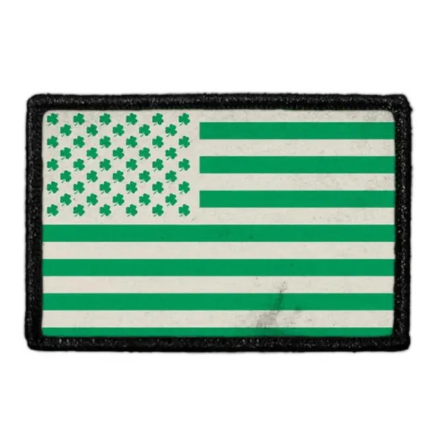 Pull Patch Shamrock Flag Vintage patch velcro