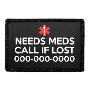 Pull Patch Custom Medical Alert patch 76 mm specialtekst