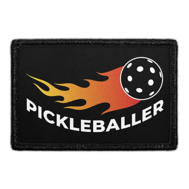 Pull Patch Pickleballer velcromærke – pickleball