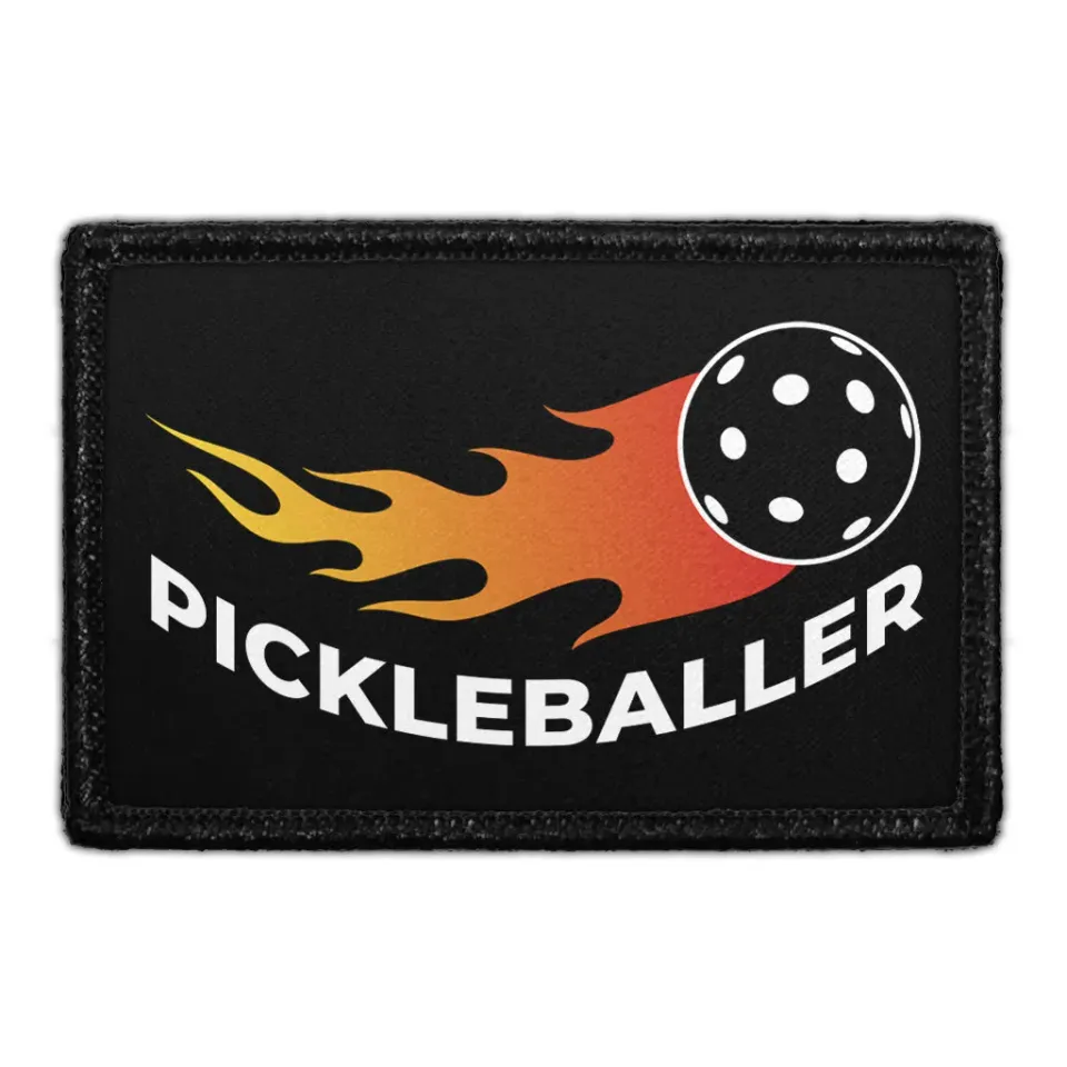 Pull Patch Pickleballer velcromærke – pickleball