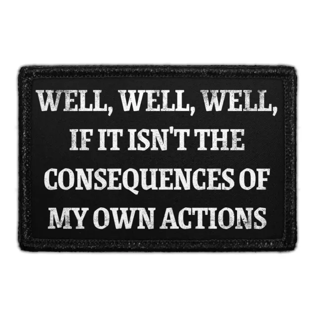 Pull Patch Well Well Well Consequences patch 3x2 sjov