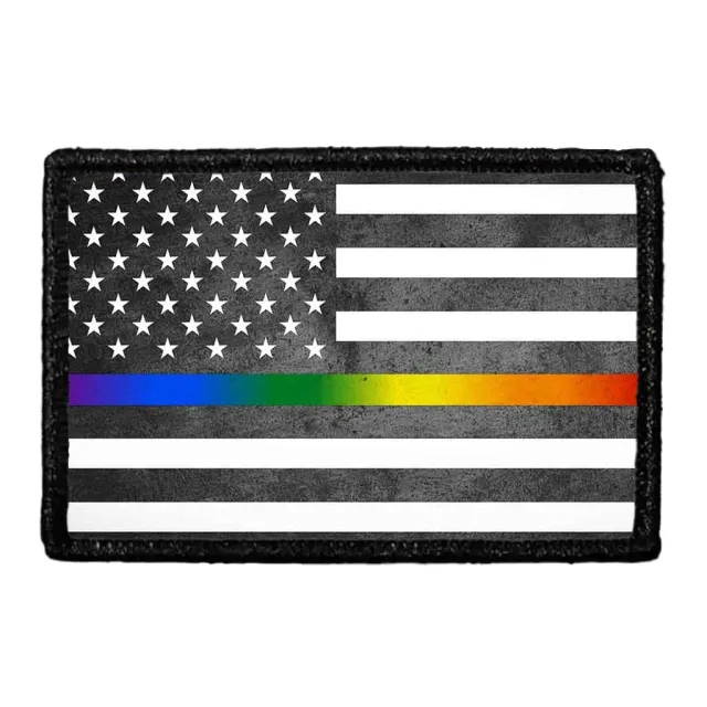 Pull Patch American Flag velcropatch rainbow