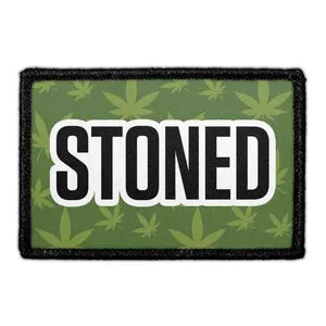 Pull Patch Stoned patch med velcro 76x51 mm