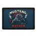 Pull Patch Mustang Mayhem patch med velcro 3x2 tommer