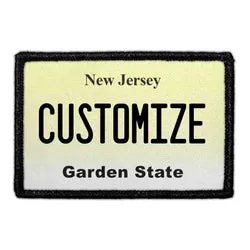Pull Patch New Hampshire nummerplade patch med egen tekst