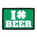 Pull Patch I Shamrock Beer patch velcro grøn