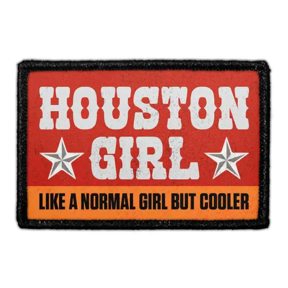 Pull Patch Houston Girl patch velcro 76x51 mm 1 stk