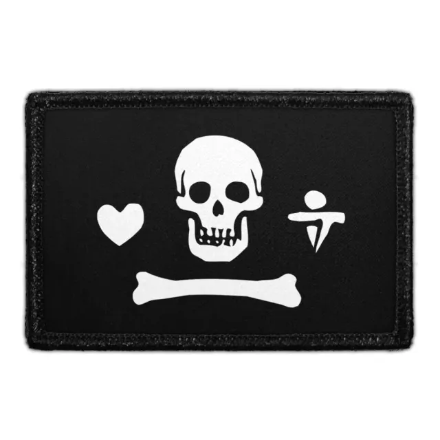 Pull Patch Stede Bonnet flag patch med velcro