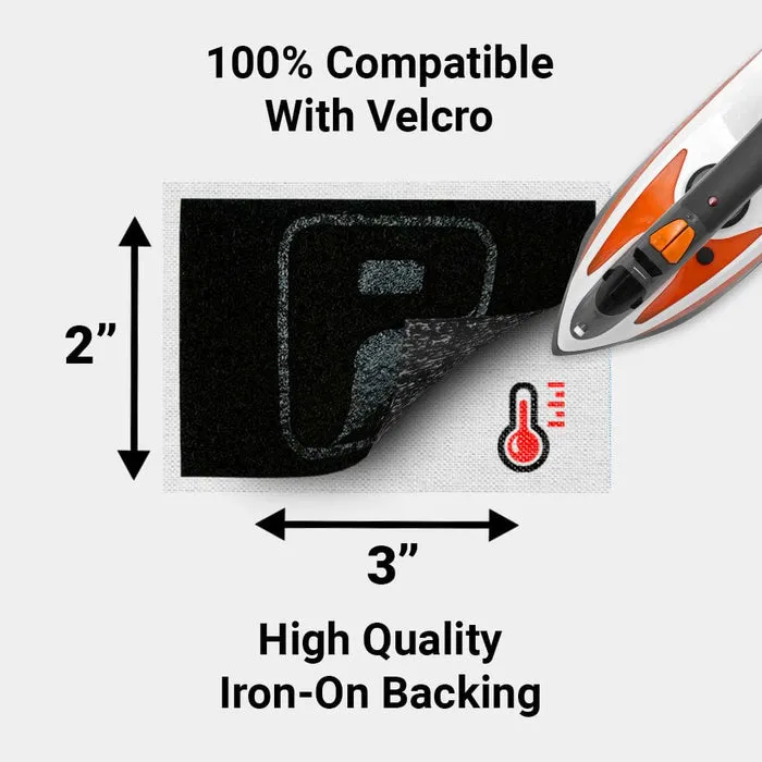 Pull Patch Iron-On Loop Backing underlag 3x2