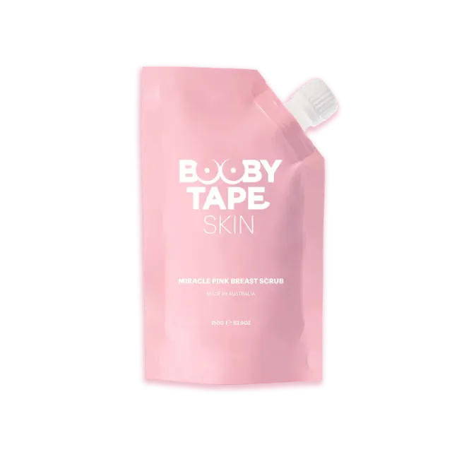 Booby Tape Miracle Pink brystscrub pink salt