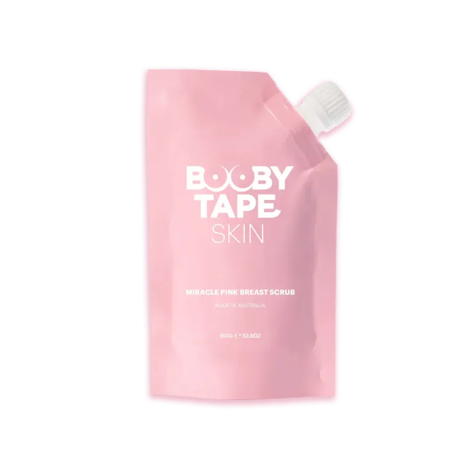 Booby Tape Miracle Pink brystscrub pink salt