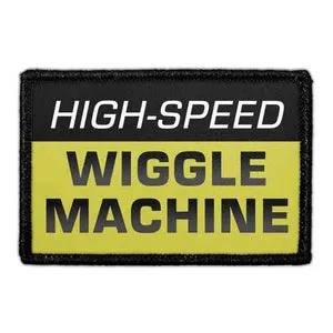 Pull Patch High Speed Wiggle Machine patch velcro logrende