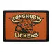 Pull Patch Longhorn Lickers patch 3x2 velcro