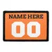 Pull Patch Jersey velcromærke orange-sort-hvid 9 tegn