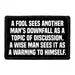 Pull Patch A Fool Sees patch klogt citat