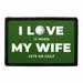 Pull Patch Wife Lets Me Golf patch 1 stk humor
