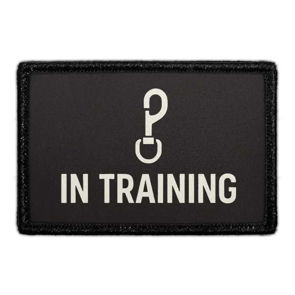 Pull Patch In Training Badge patch med velcro – hvalpetræning