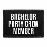 Pull Patch Bachelor Party Crew Member patch med velcro