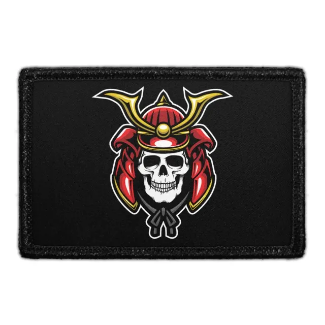 Pull Patch Skull Samurai Helmet patch krog