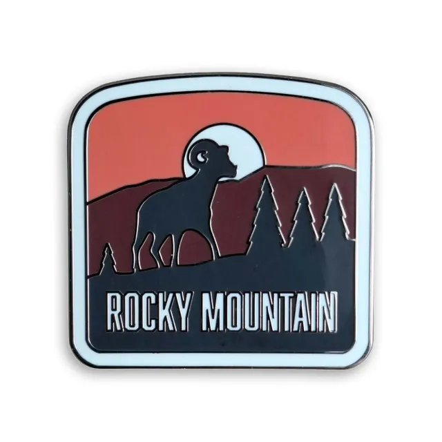 Vagabond Heart Rocky Mountain National Park emaljepin