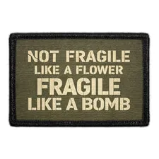 Pull Patch Fragile Like A Bomb patch 7,6x5 cm