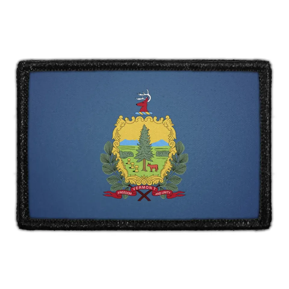 Pull Patch Vermont State Flag patch farve