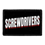 Pull Patch Screwdrivers mærke med velcro 76x51 mm