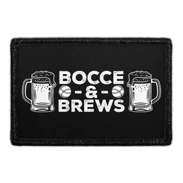 Pull Patch Bocce & Brews patch med velcro bocce