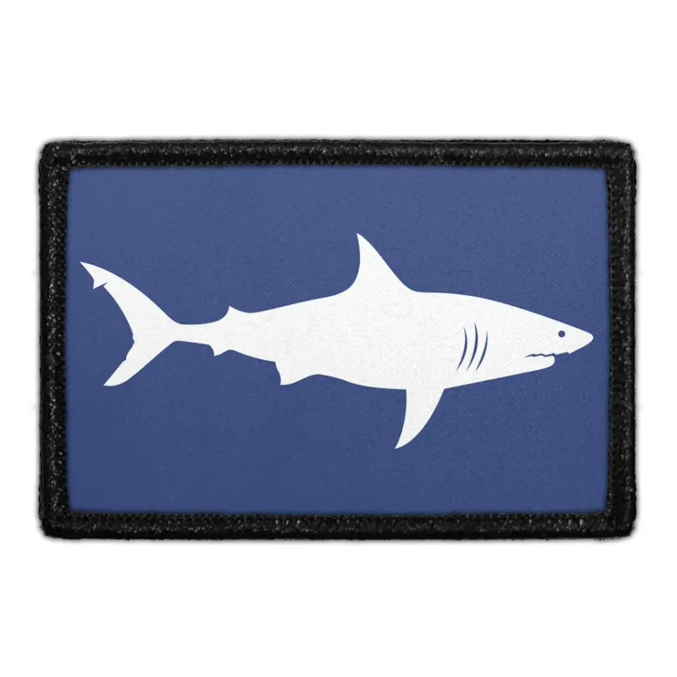 Pull Patch Shark patch 76x51 mm med velcro