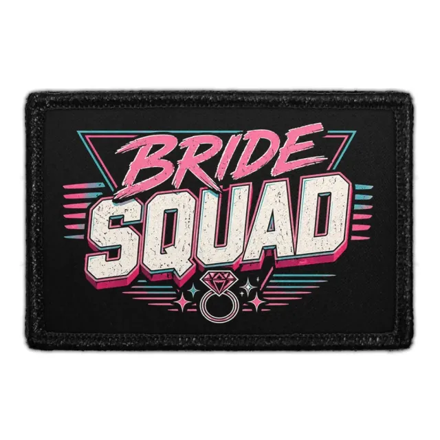 Pull Patch Bride Squad Retro patch 3x2 polterabend