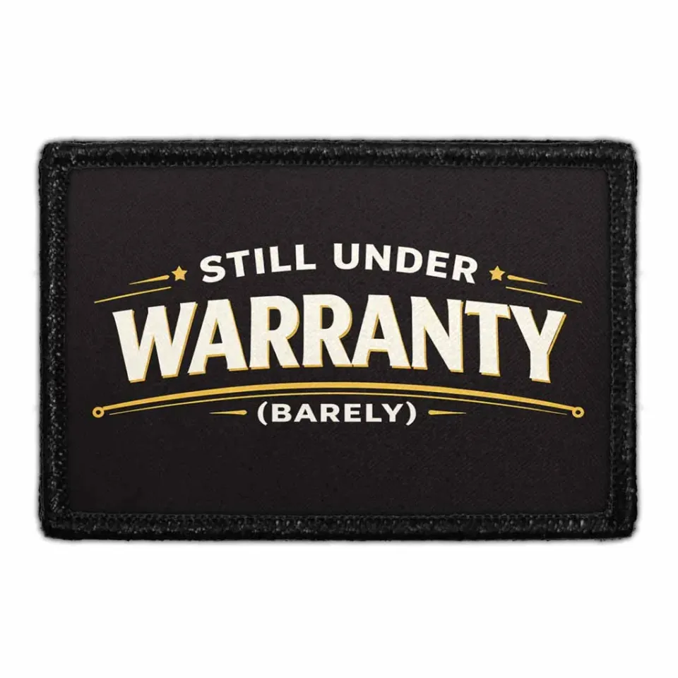 Pull Patch Still Under Warranty patch med velcro 1 stk